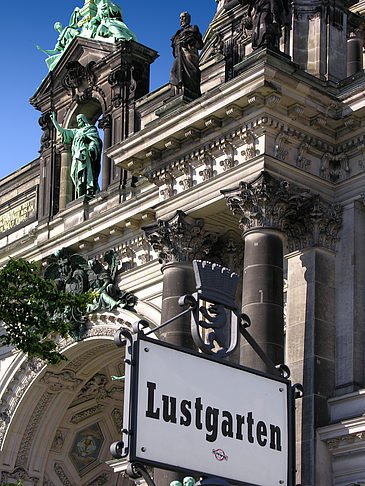 Lustgarten Schild Foto 