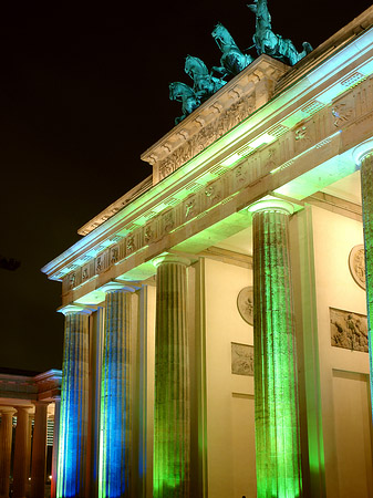 Brandenburger Tor bei Nacht Fotos