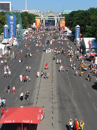 Fanmeile am Brandenburger Tor