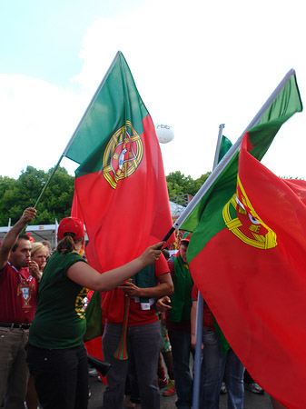 Foto Fans aus Portugal - Berlin