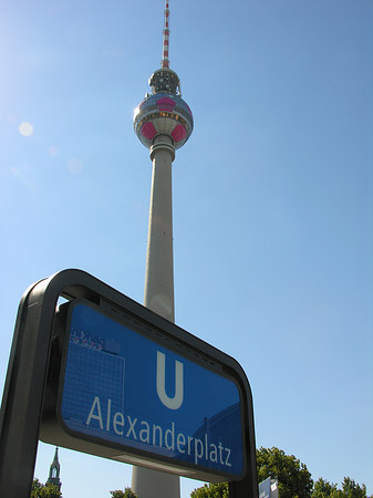 Foto Alexanderplatz und Fernsehturm