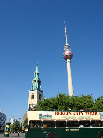 Foto Fernsehturm und Marienkirche