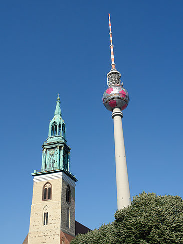 Foto Fernsehturm und Marienkirche