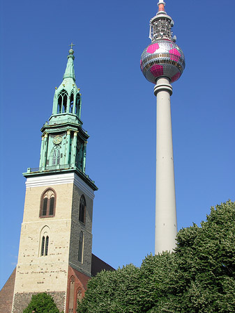 Fernsehturm und Marienkirche