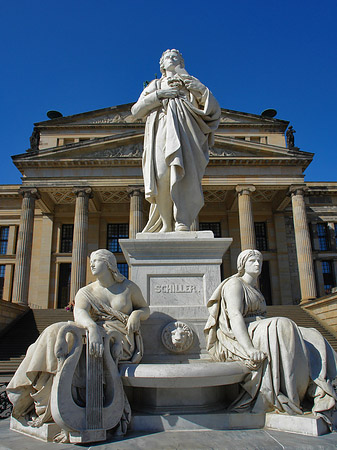 Foto Schillerdenkmal mit Konzerthaus