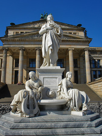 Foto Schillerdenkmal mit Konzerthaus