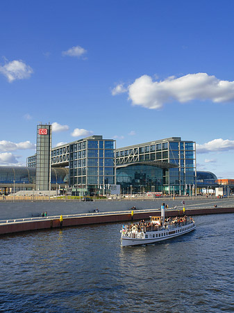 Foto Blick auf den Hauptbahnhof - Berlin