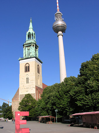 Marienkirche und Fernsehturm