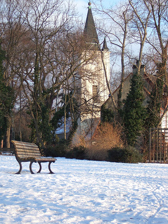 Kirche im Schnee Fotos