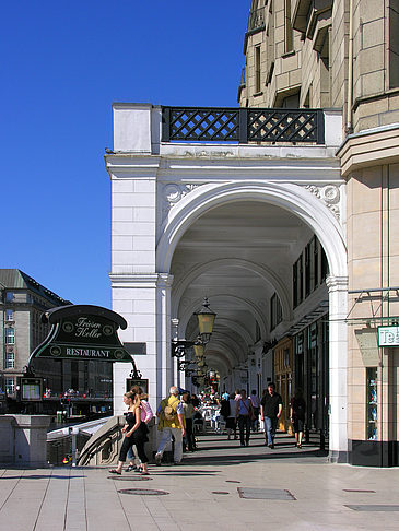 Foto Jungfernstieg und Alster Arkaden - Hamburg