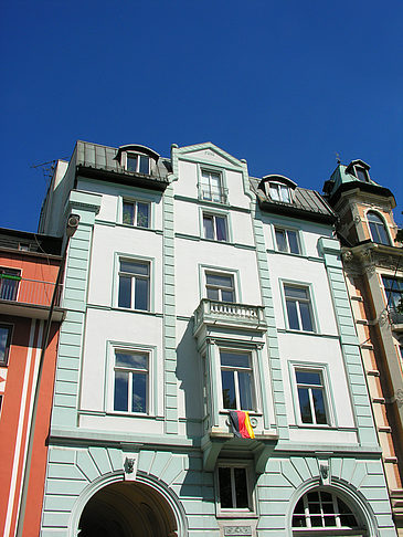 Straßen und Häuser von Altona Foto 