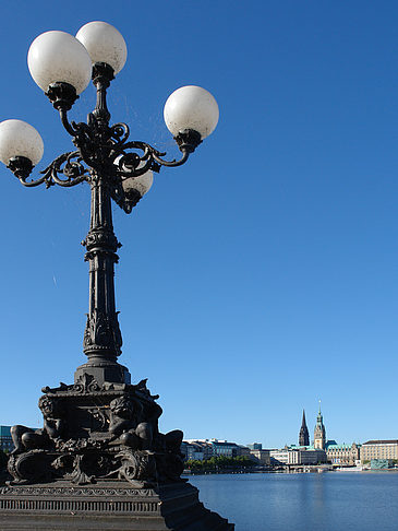 Laterne und Binnenalster Foto 