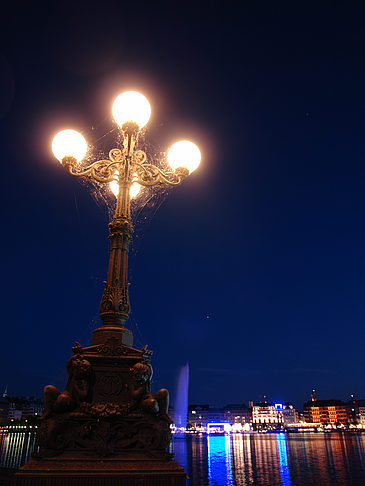 Fotos Laterne und Binnenalster | Hamburg