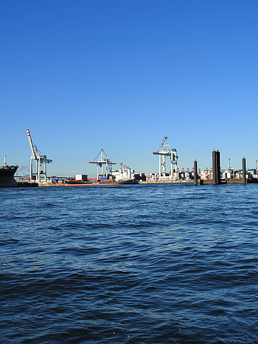 Foto Blick auf den Hafen