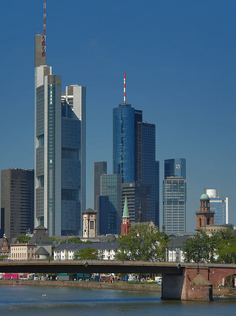 Foto Skyline von Frankfurt - Frankfurt am Main