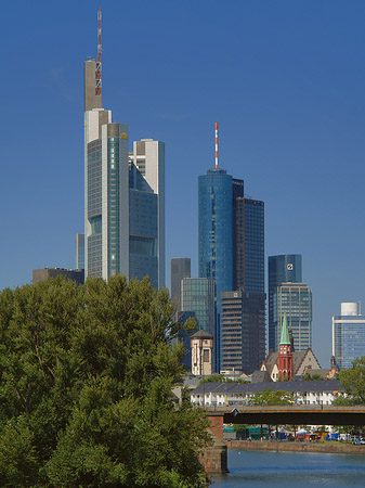 Skyline von Frankfurt Foto 