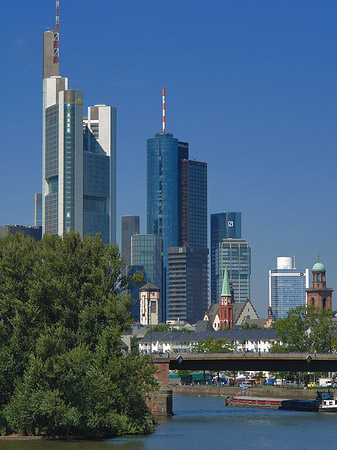 Skyline von Frankfurt Fotos