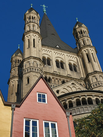 Foto Groß St Martin hinter Fischmarkt