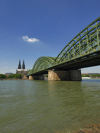 Hohenzollernbrücke am Kölner Dom Fotos