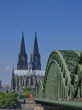 Fotos Hohenzollernbrücke am Kölner Dom