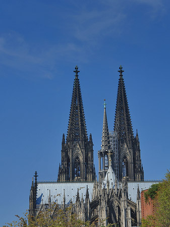 Steinmauer zum Kölner Dom Foto 