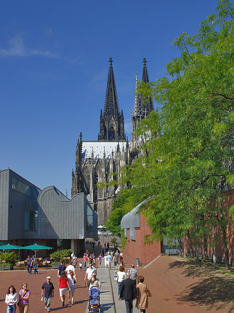 Weg zum Kölner Dom