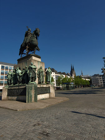 Foto Reiterstandbild - Köln