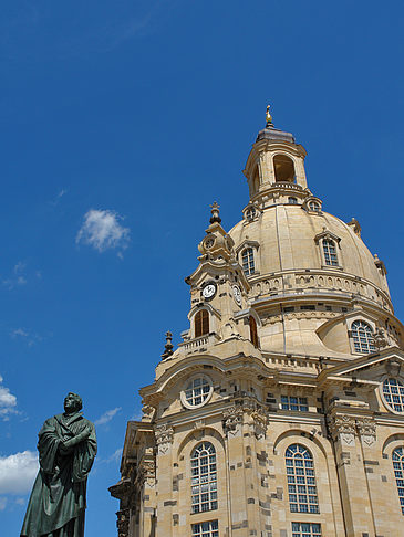 Frauenkirche und Lutherdenkmal Fotos