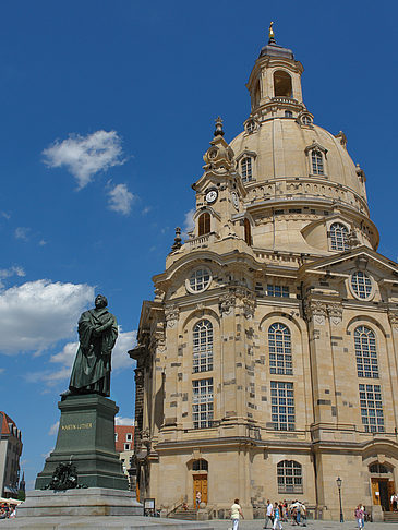 Foto Frauenkirche und Lutherdenkmal