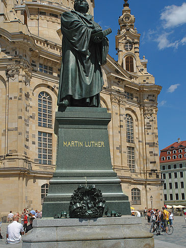 Frauenkirche und Lutherdenkmal Fotos