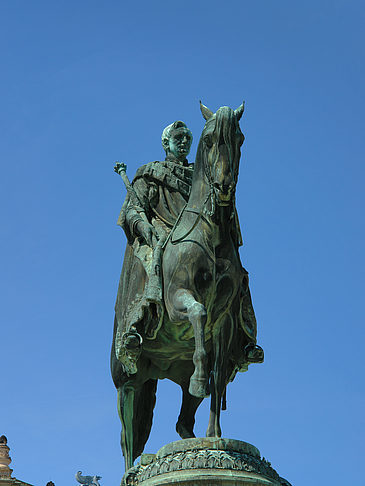 König-Johann-Statue Foto 