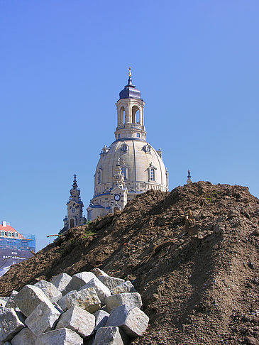 Foto Baustelle Frauenkirche - Dresden