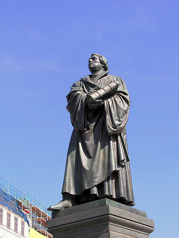 Foto Martin Luther Denkmal an der Frauenkirche - Dresden