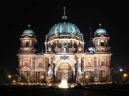 Fotos Berliner Dom bei Nacht | Berlin