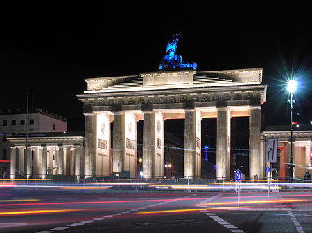 Brandenburger Tor bei Nacht Foto 