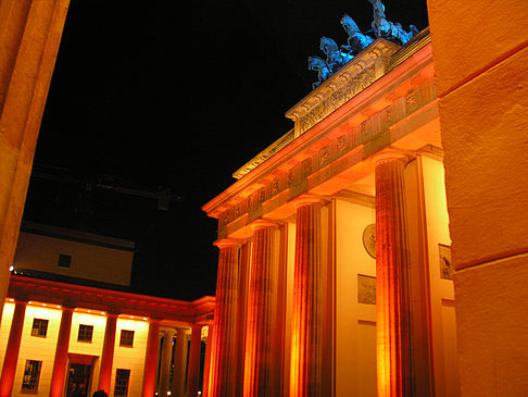 Foto Brandenburger Tor bei Nacht - Berlin