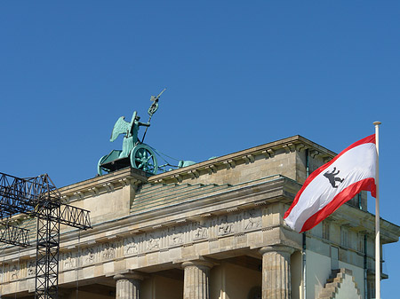 Foto Brandenburger Tor mit Fanmeile - Berlin