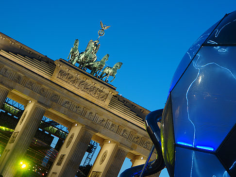 Foto Brandenburger Tor bei Nacht - Berlin