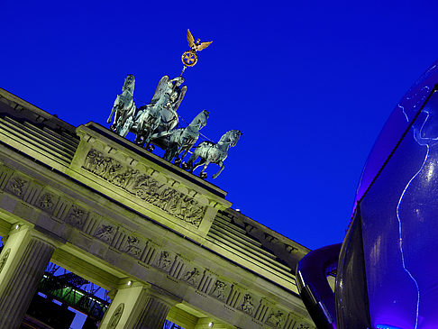 Foto Brandenburger Tor bei Nacht - Berlin