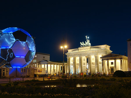 Foto Brandenburger Tor bei Nacht - Berlin