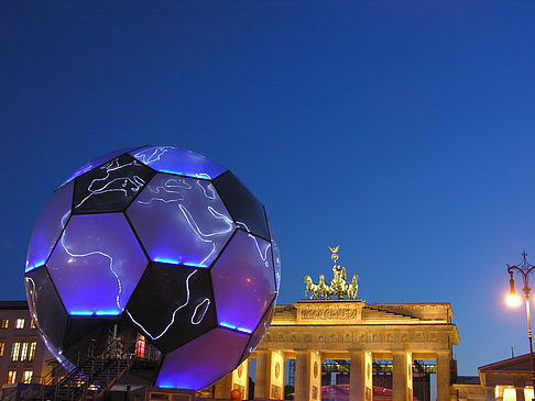 Foto Brandenburger Tor bei Nacht - Berlin