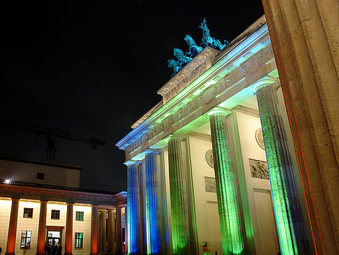 Foto Brandenburger Tor bei Nacht - Berlin