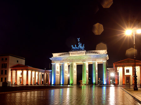 Foto Brandenburger Tor bei Nacht