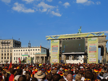 Foto Showbühne am Brandenburger Tor