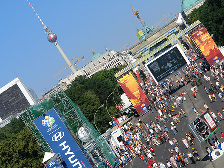 Foto Fanmeile am Brandenburger Tor