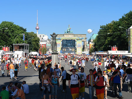 Fanmeile am Brandenburger Tor Fotos