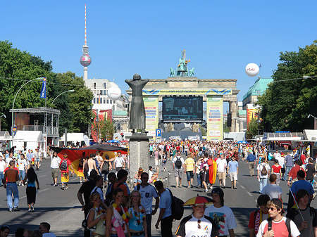 Fanmeile am Brandenburger Tor