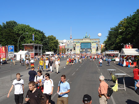 Fanmeile am Brandenburger Tor Foto 