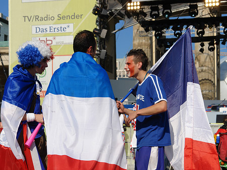 Fans aus Frankreich Fotos