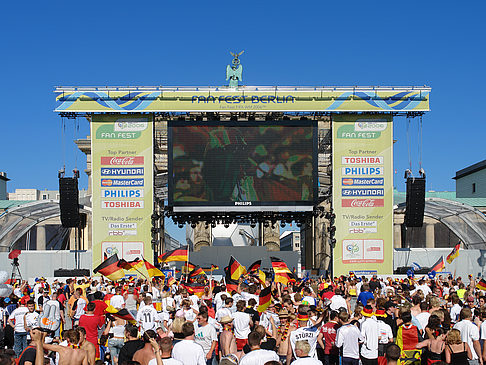 Foto Leinwand und Fans - Berlin